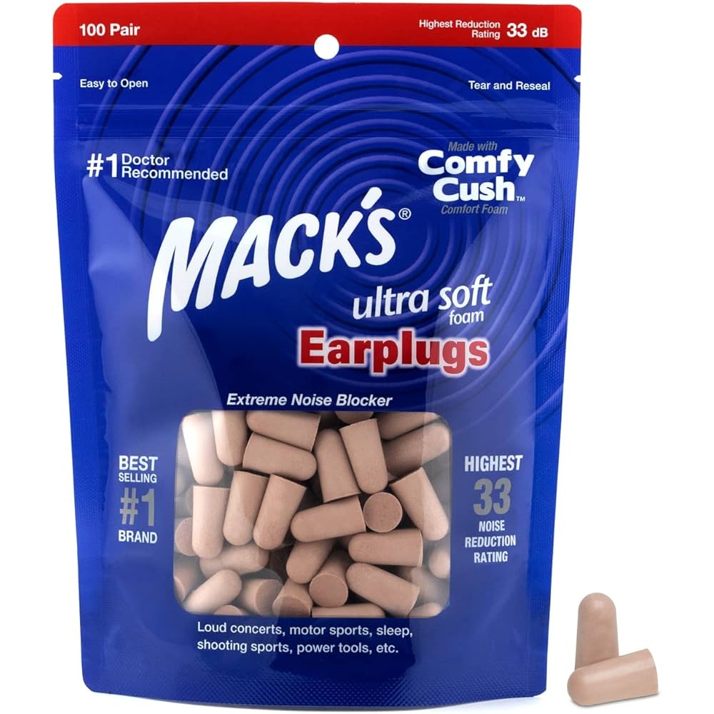 Mack's Ultra Soft Foam Earplugs